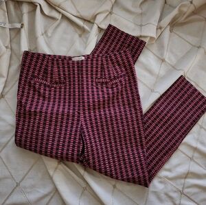 Anthropologie Pink Skinny Pants with Chic Appeal‎